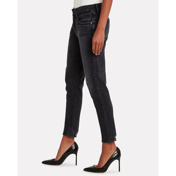 MOUSSY VINTAGE Velma Skinny Denim Jeans Black Size 26 - Picture 2 of 9